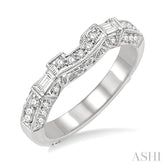 3/8 Ctw Diamond Matching Wedding Band in 14K White Gold