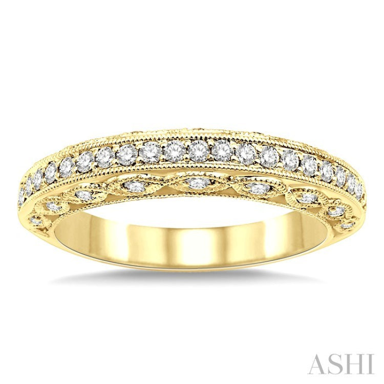 3/8 Ctw Diamond Matching Wedding Band in 14K Yellow Gold