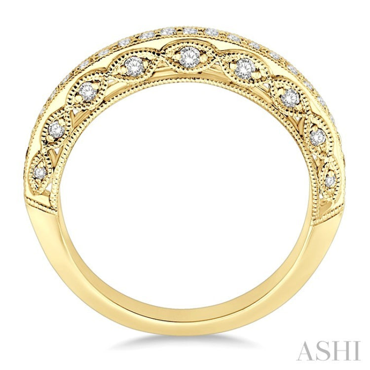 3/8 Ctw Diamond Matching Wedding Band in 14K Yellow Gold