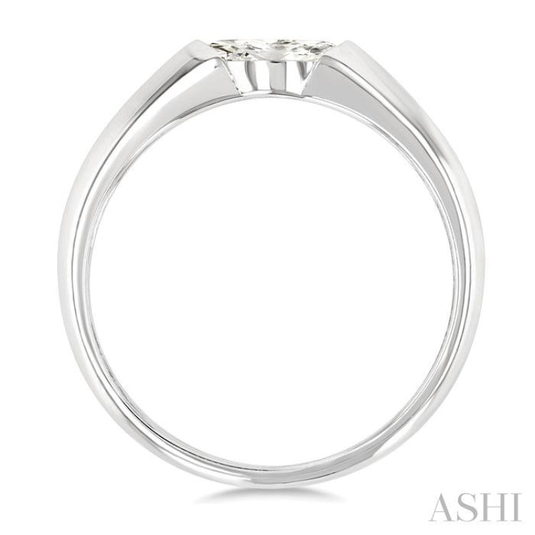 1/3 Ctw East-West Set Marquise Cut Diamond Fashion Ring in 14K White Gold